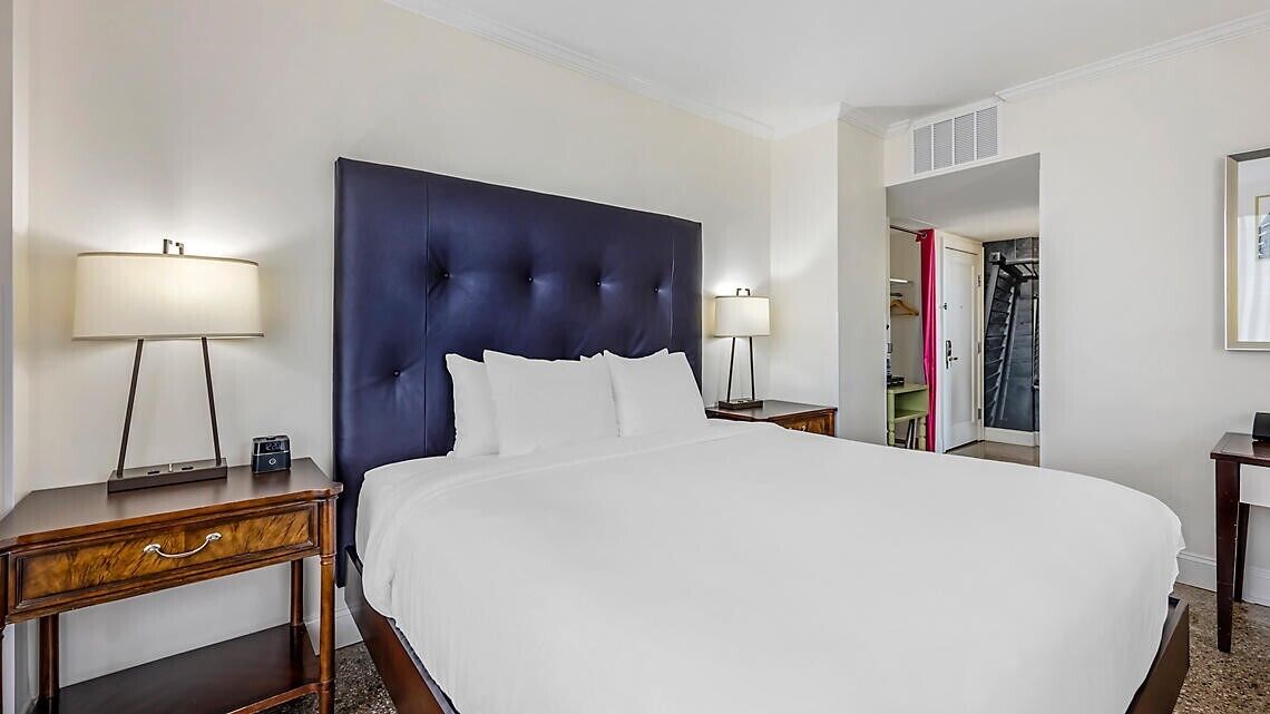 In-room safe, desk, laptop workspace, iron/ironing board