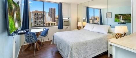 1 bedroom, iron/ironing board, travel cot, free WiFi