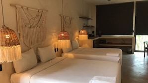 Family Quadruple Room | WiFi (free), bed sheets - Nuée Hotel & Beach Club (Tulum)