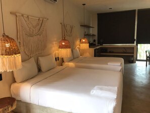 Family Quadruple Room | Free WiFi, bed sheets - Nuée Hotel & Beach Club (Tulum)