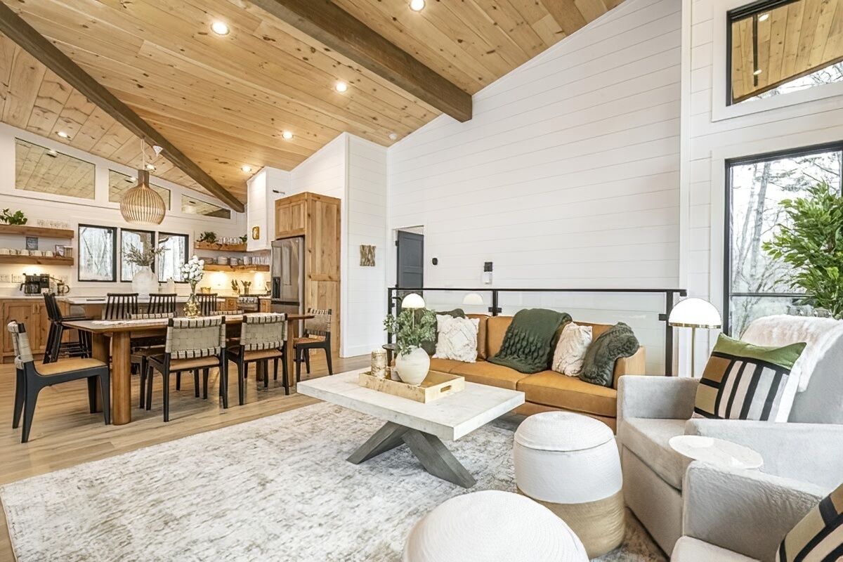 Smart TV, fireplace, video games
