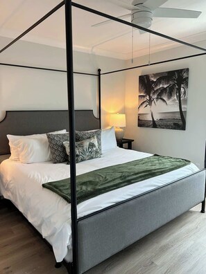 2 chambres, bureau, fer et planche à repasser, accès au Wi-Fi (inclus)