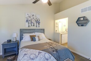 2 quartos, escrivaninha, Wi-Fi, roupa de cama