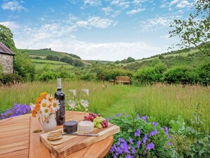 Outdoor dining - 2 bedroom accommodation in Ffostrasol (Ffostrasol)