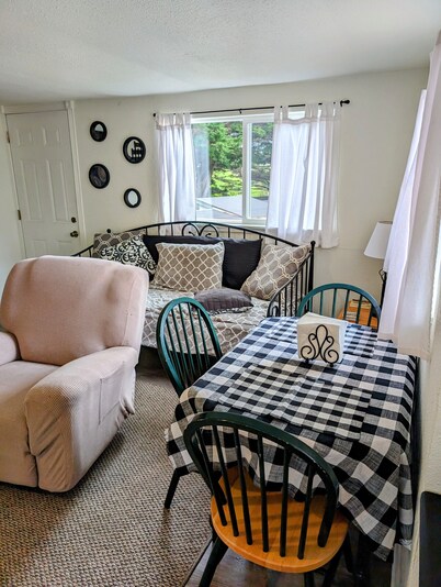 a Cozy Little Cottage with the Nice View of the Surroundings 