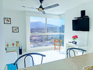 Standard Apartment, City View | Living area | LED TV