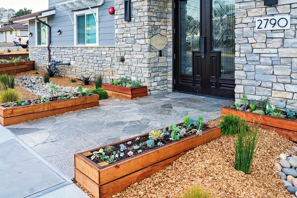 Entrada de l'allotjament