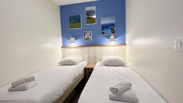 2 chambres, draps fournis