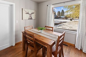 Dining - 4th Ave Hideaway - Cozy home with spacious yard (Columbia Falls)