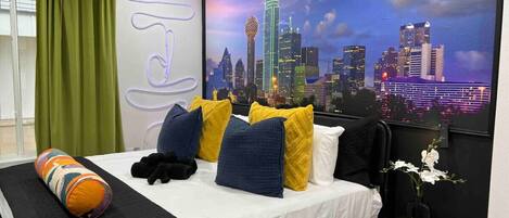 Bureau, Wi-Fi, literie fournie