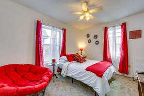 5 chambres, fer et planche à repasser, Wi-Fi, draps fournis