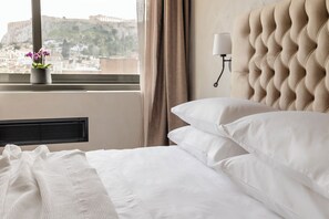 Chambre Deluxe, vue ville | 1 chambre, literie de qualité supérieure