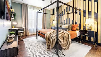 4 habitaciones, escritorio, cuna de viaje y wifi gratis