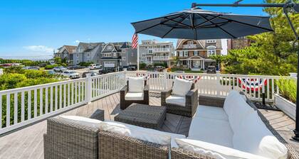 Family Beach House Steps from Ocean in Lovely Sea Girt NJ