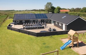 Terrace/patio - Beautiful home in Jerup with sauna (Jerup)
