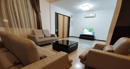 3.5 storeys, fitting up to 12 person comfortably. Your Home Away from Home.
