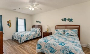 5 bedrooms, iron/ironing board, free WiFi, bed sheets