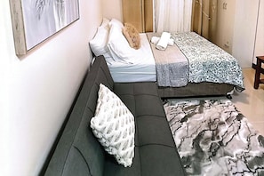 1 dormitorio, wifi, ropa de cama y accesible en silla de ruedas