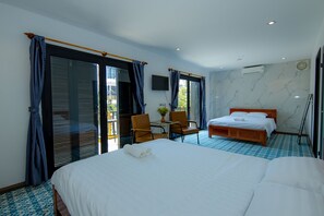 Deluxe Double or Twin Room | Premium bedding, free WiFi, bed sheets - Azure Beach Hotel (Da Nang)