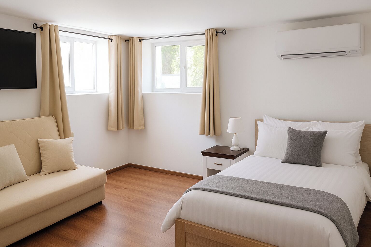 2 habitaciones, wifi y ropa de cama 