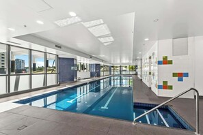 Indoor pool, a heated pool - Infinity Excellence!~1Bed/1Bath/Office/1Car~VIEWS! (Brisbane City)