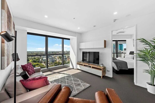 Smart TV, DVD player, books