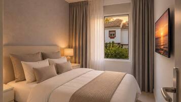 4 habitaciones, tabla de planchar con plancha, wifi y ropa de cama