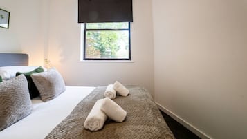 1 bedroom, desk, iron/ironing board, internet