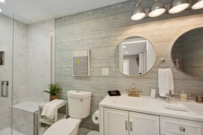 Hair dryer, towels