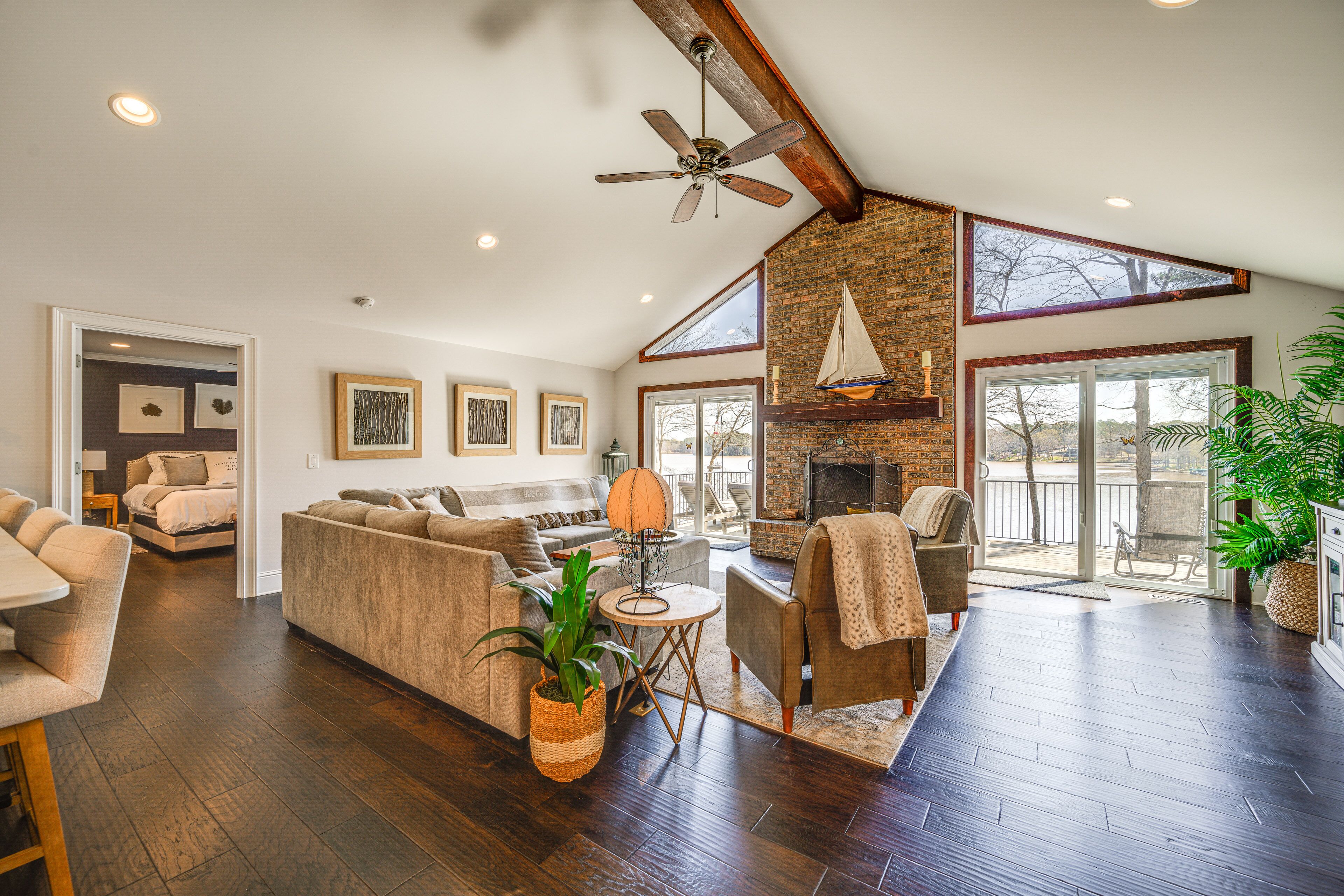 Lakefront Lake Oconee Home: Boat Dock + Hot Tub