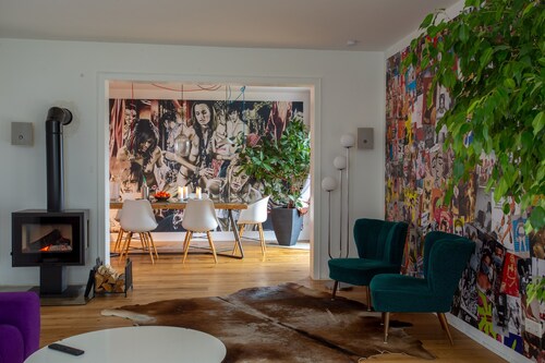 Ferienhaus 'Stilvolles Haus In Borsum' mit privater Terrasse, privatem Garten und WLAN