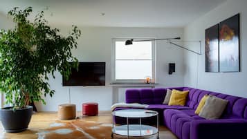 Fernseher, Kamin