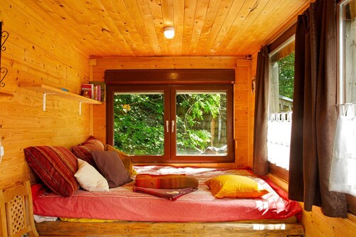 Ferienhaus 'Tinyhaus 1' mit Bergblick und privater Terrasse