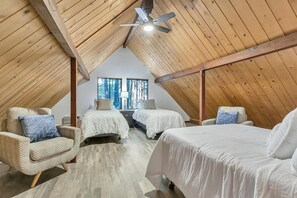 4 dormitorios, escritorio, tabla de planchar con plancha y wifi gratis