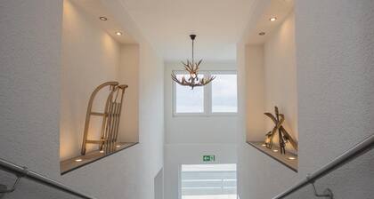 Views of the beautiful mountains of Sauerland from this practical apartment