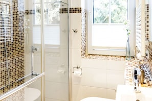 Shower, hair dryer, bidet