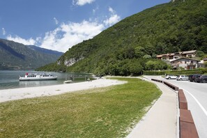 En la playa