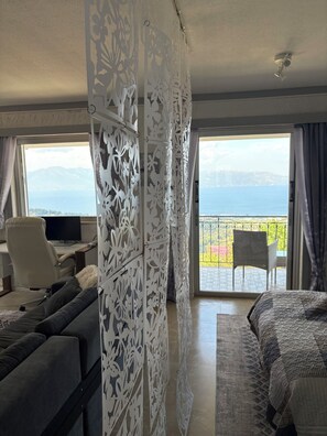 1 makuuhuone, työpöytä, ilmainen Wi-Fi, vuodevaatteet