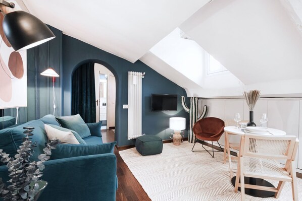 Living area - Easylife - Design apartment in Porta Venezia (Milan)