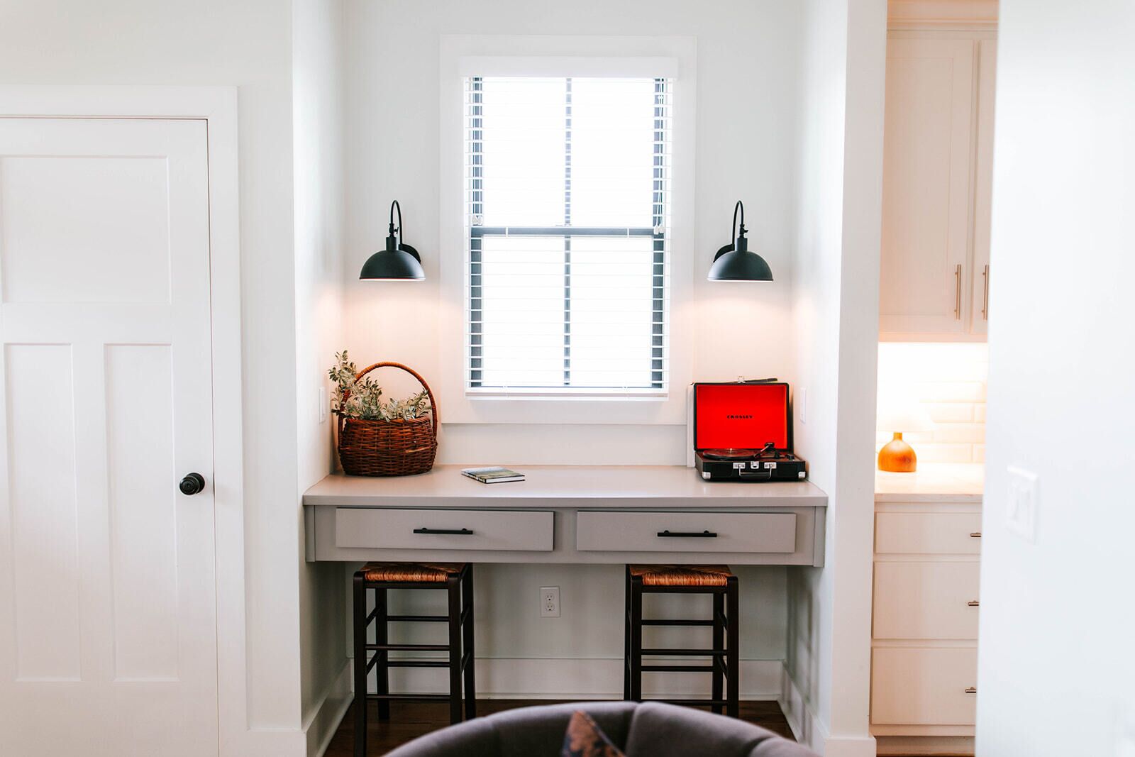 Work from anywhere! Our cozy workspace in the heart of the living space is perfect for staying productive while enjoying your getaway.
