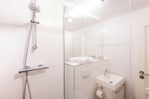Hair dryer, towels