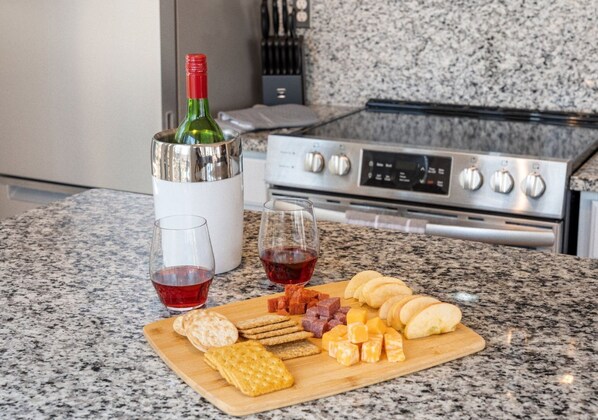 Savor cozy evenings in our well-equipped kitchen.