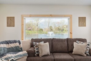 Televisión, chimenea