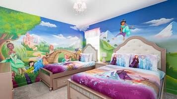 8 bedrooms, iron/ironing board, travel crib, WiFi