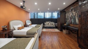 Signature Triple Room, Multiple Beds, Courtyard View, Ground Floor | Premium bedding, down comforters, individually decorated