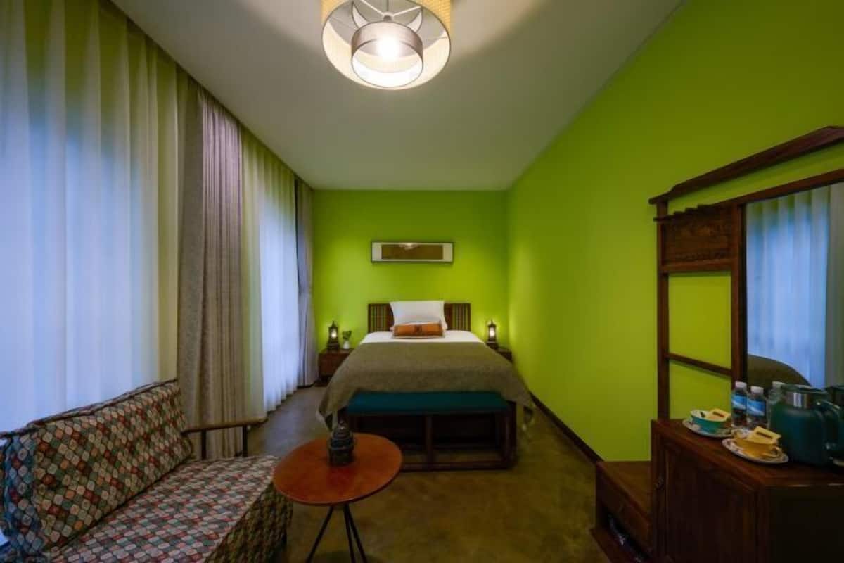 Premium bedding, down duvets, individually decorated