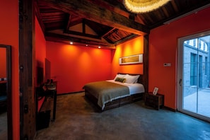 Suite Studio Familiale, plusieurs lits, vue cour intérieure, rez-de-chaussée