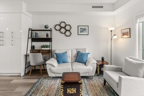 TV, DVD player, offices