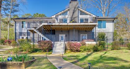 Lakefront Lake Oconee Home: Boat Dock + Hot Tub