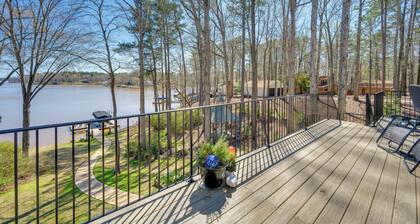 Lakefront Lake Oconee Home: Boat Dock + Hot Tub
